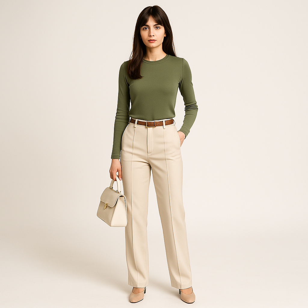 Clara Mode Stilvolle High-Waist Palazzo Hose Damen – Apparel & Accessories > Clothing > Pants > Trousers für Damen (Women > Clothing > Pants > Palazzo Pants)