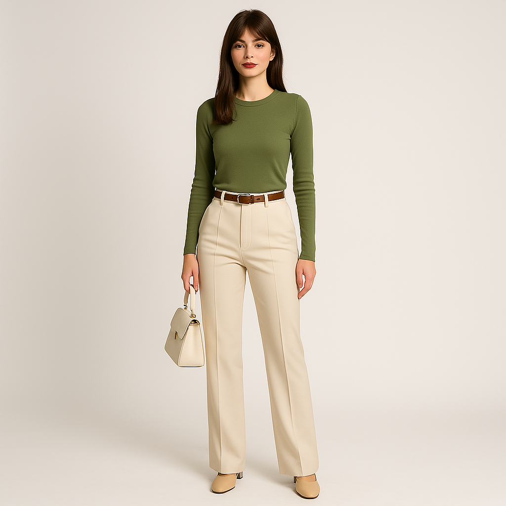 Clara Mode Stilvolle High-Waist Palazzo Hose Damen – Apparel & Accessories > Clothing > Pants > Trousers für Damen (Women > Clothing > Pants > Palazzo Pants)
