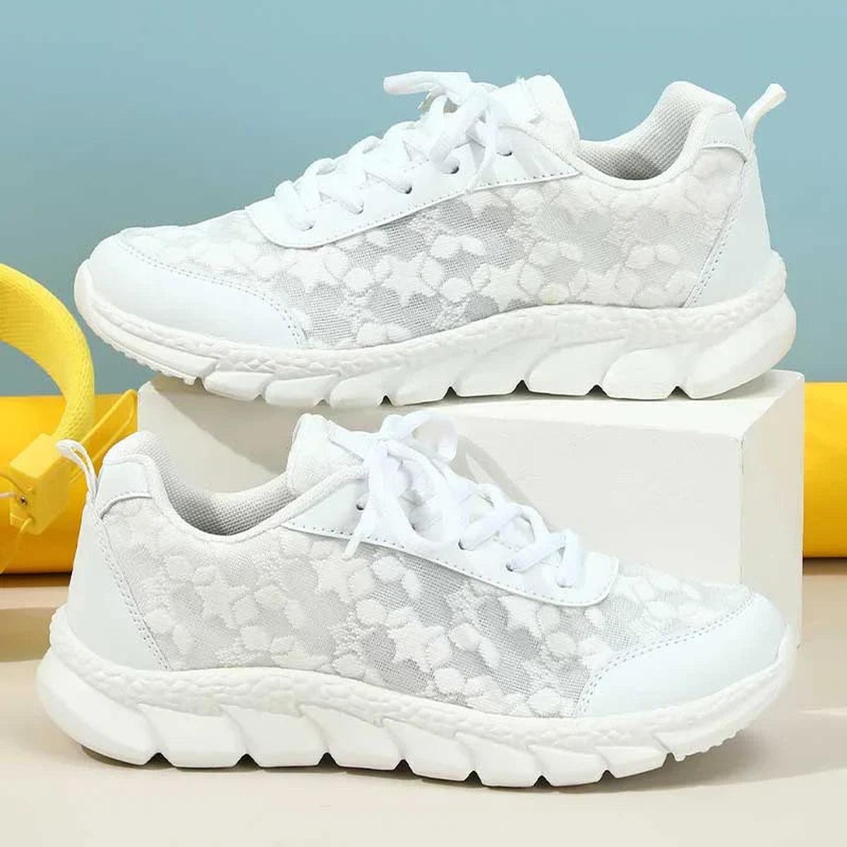 Clara Mode Atmungsaktive Mesh Sneaker Damen – Apparel & Accessories > Shoes > Sneakers für Damen (Women > Shoes > Sneakers > Low Top Sneakers)